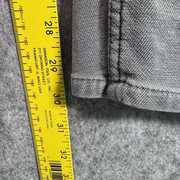 Faherty Stretch Terry 5-Pocket Pants Mens 33x30 Gray Performance Stretch - Picture 5 of 16